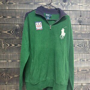 Polo by Ralph Lauren Vancouver 2010 Olympics Quarter-Zip Rare Size L